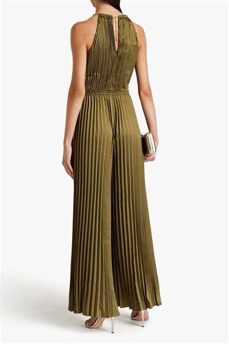 michael kors jumpsuite|michael kors pleated jumpsuit.